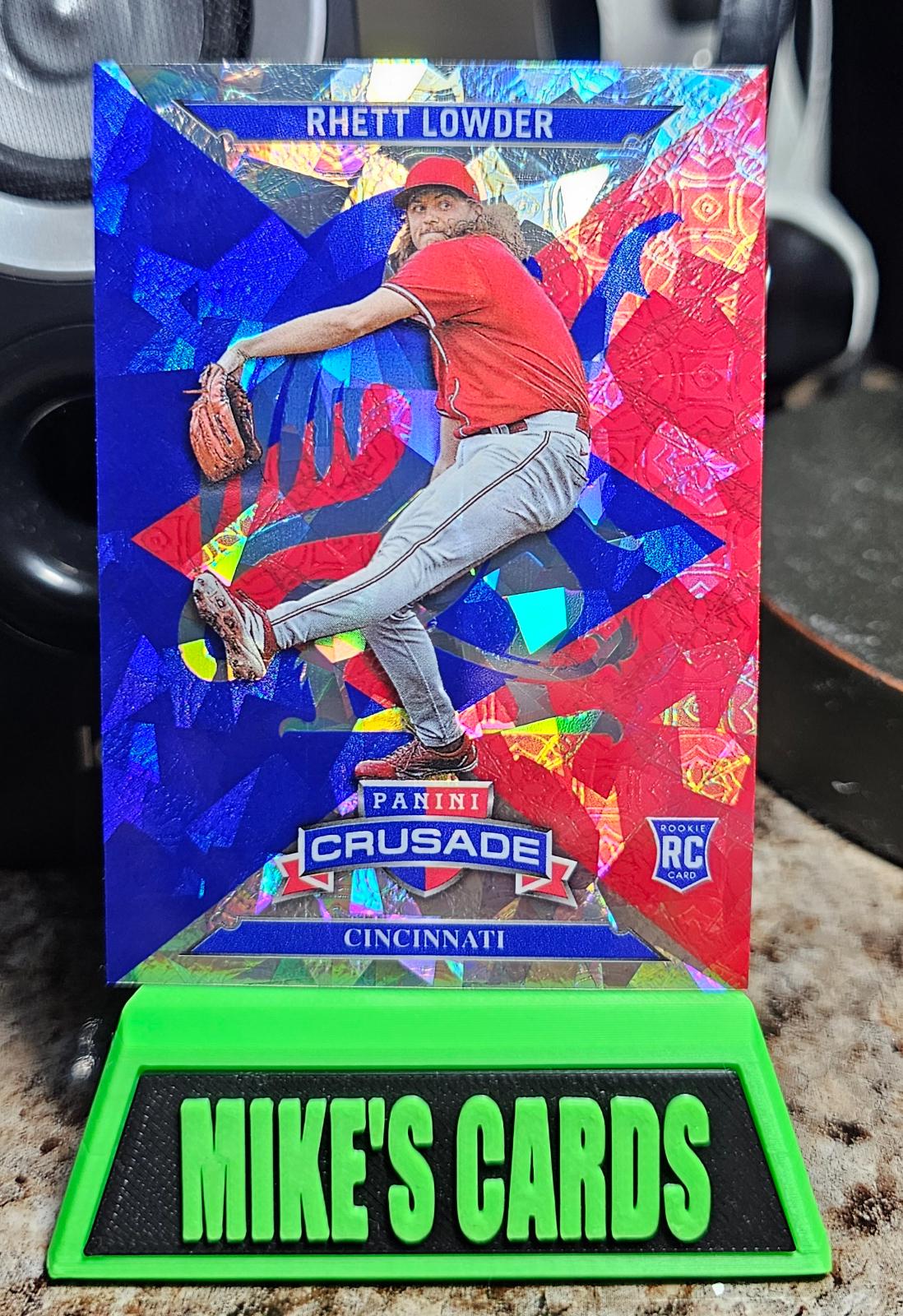 Rhett Lowder [Blue Cracked Ice] #44 Prices | 2025 Panini Crusade Insert ...