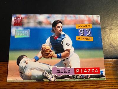 Mike Piazza #140 1994 Stadium Club 1st Day Issue Baseball