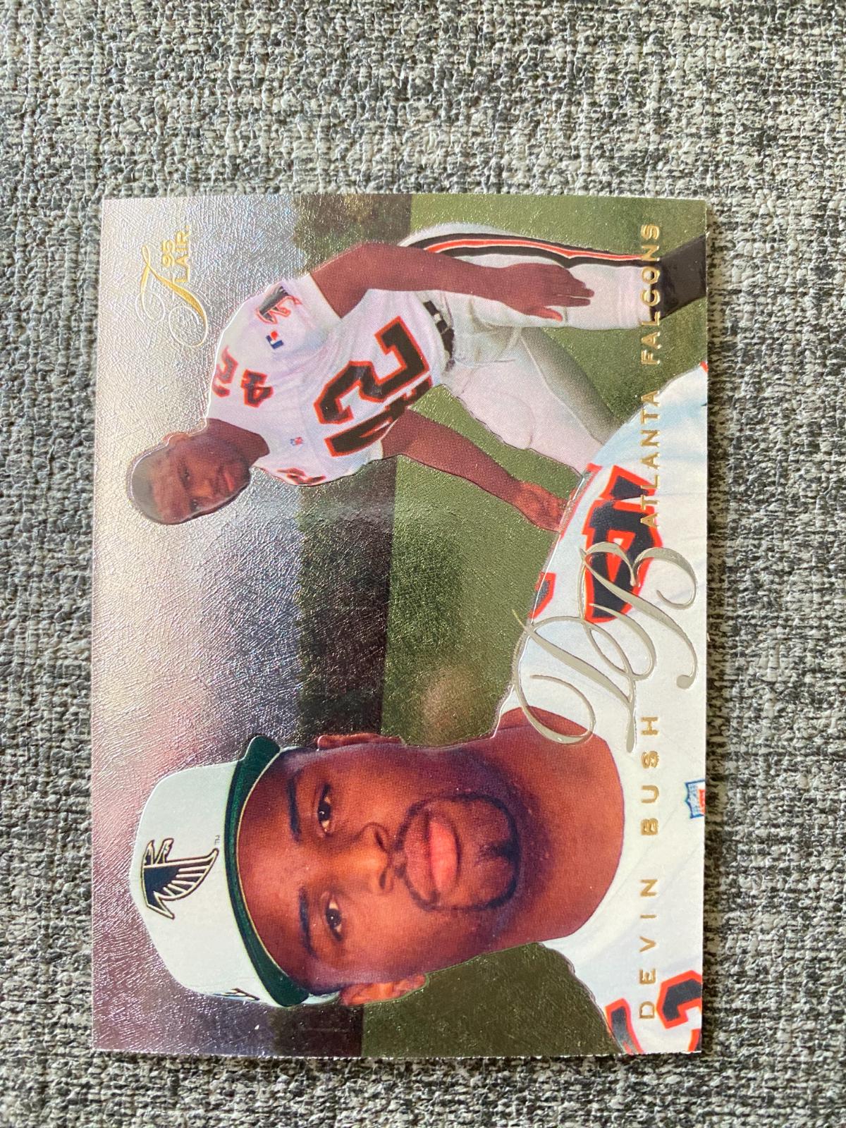 Devin Bush #8 Football Cards 1995 Flair
