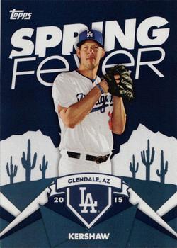 Clayton Kershaw #SF-13 Baseball Cards 2015 Topps Spring Fever