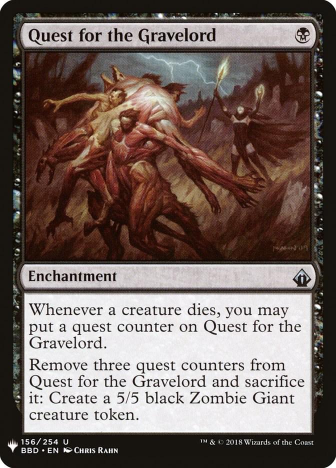 Quest for the Gravelord #156 Magic The List Reprints