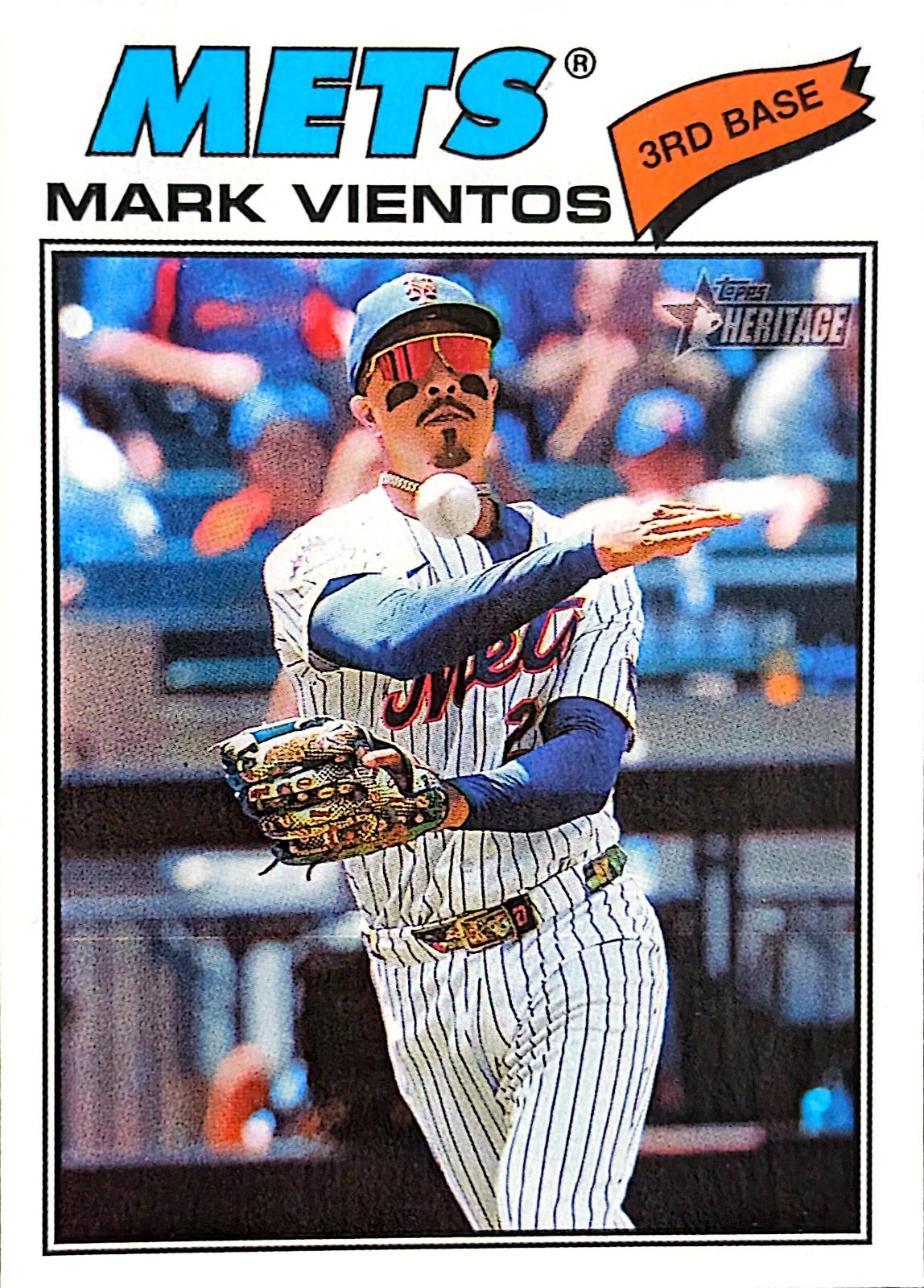 Mark Vientos #77 2026 Topps Heritage Baseball