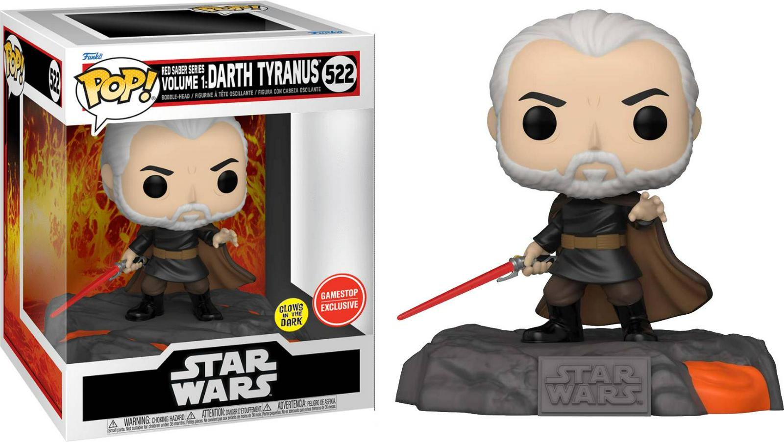 Red Saber Series Volume 1: Darth Tyranus #522 Funko POP Star Wars