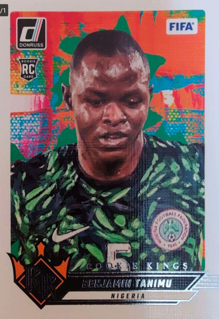 Benjamin Tanimu #7 Soccer Cards 2024 Panini Donruss Rookie Kings