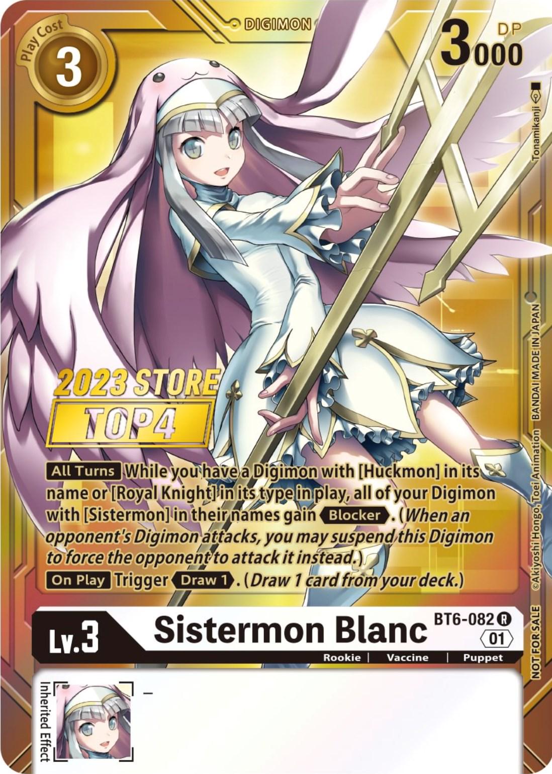 Sistermon Blanc [Store Top 4] #BT6-082