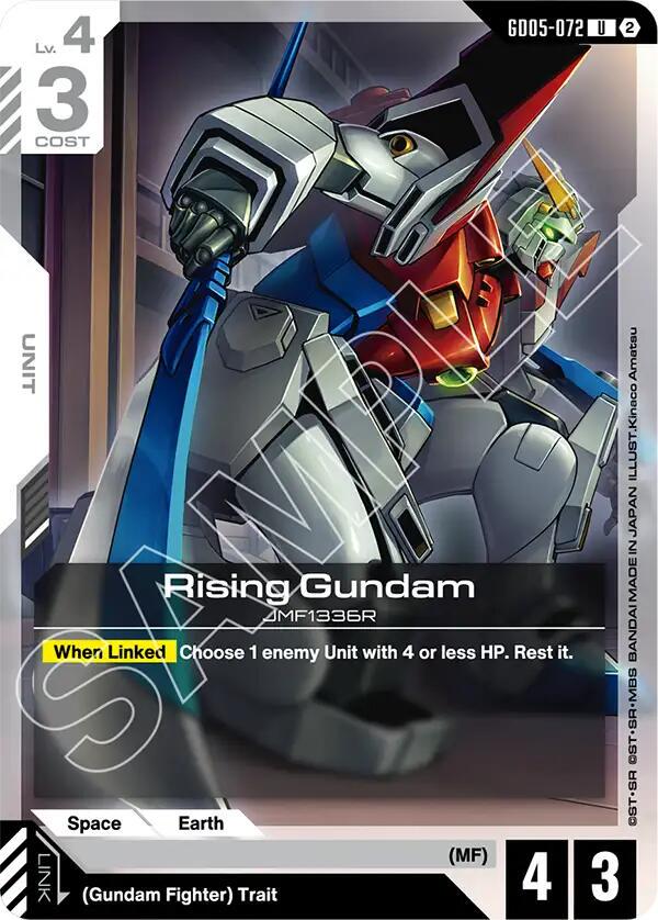 Rising Gundam #GD05-072 Prices | Gundam Freedom Ascension