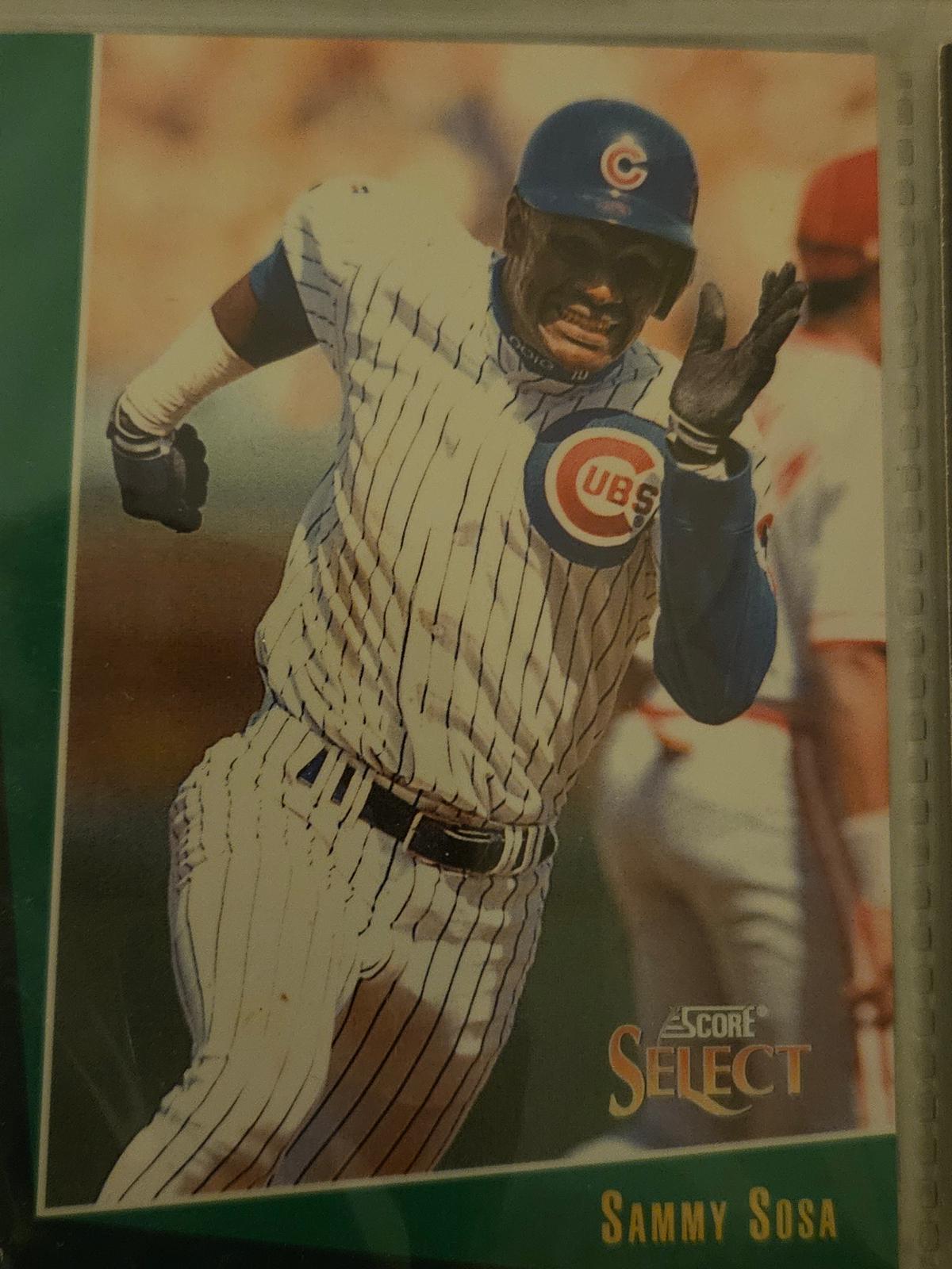 Sammy Sosa #165 Baseball Cards 1993 Score Select