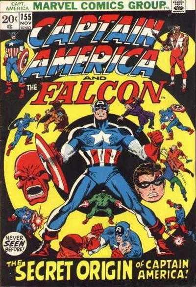 Captain America #155 (1972) Comic Books Captain America