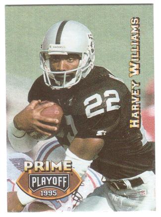 Harvey Williams #38 1995 Playoff Prime Football