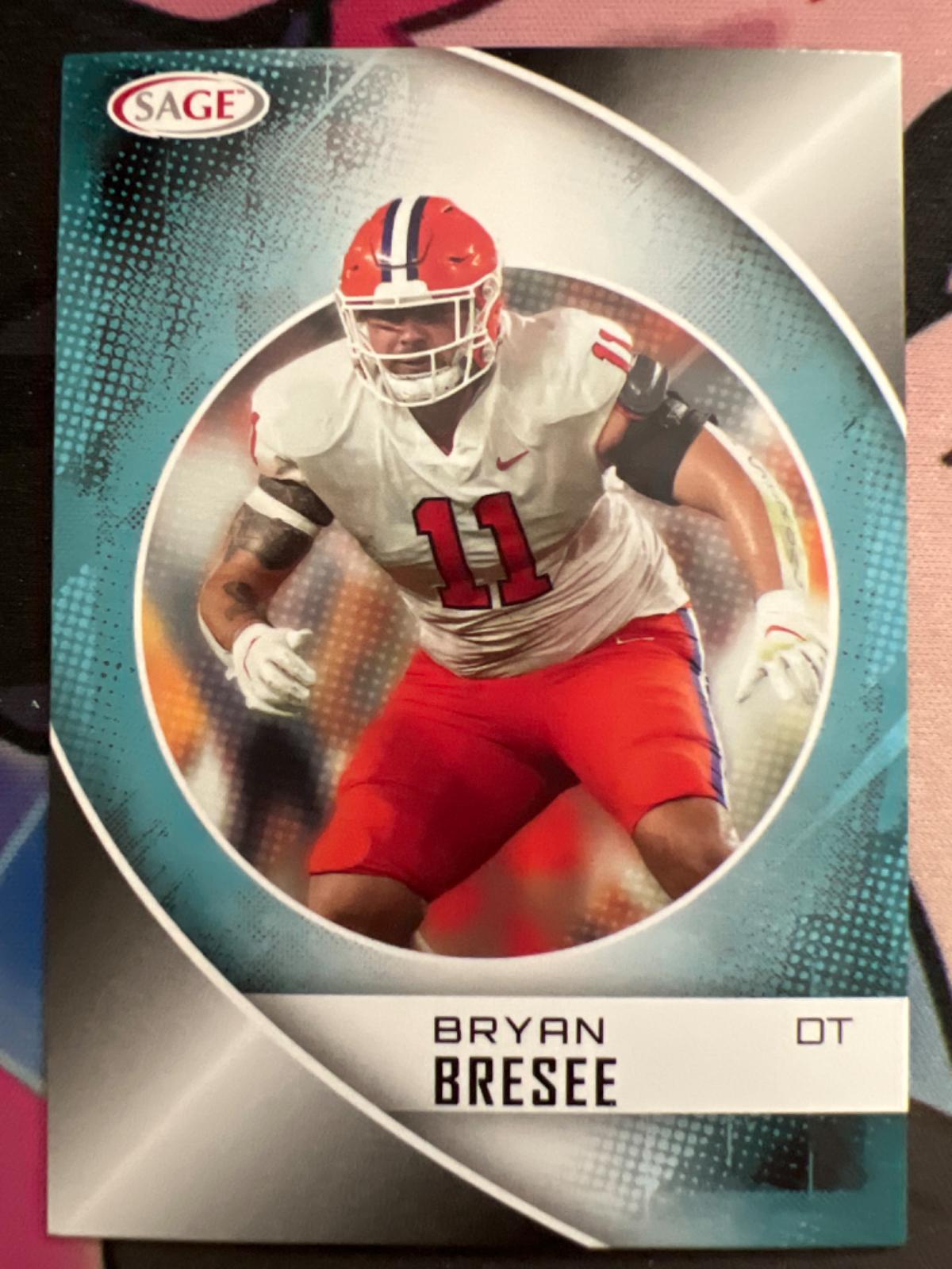 Bryan Bresee #134 Football Cards 2023 Sage