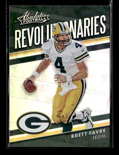 Brett Favre #RE-BF Football Cards 2018 Panini Absolute Revolutionaries