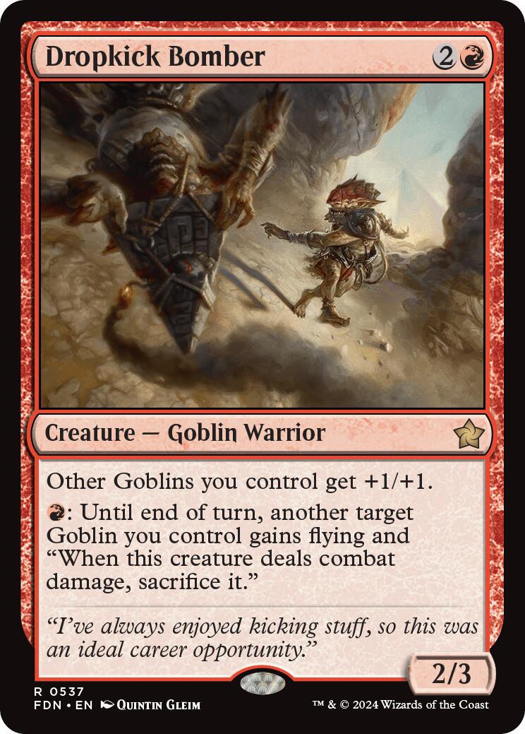 Dropkick Bomber (Magic Foundations)