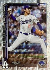 Roki Sasaki [Silver Crackle Foilboard] #558 Prices | 2025 Topps