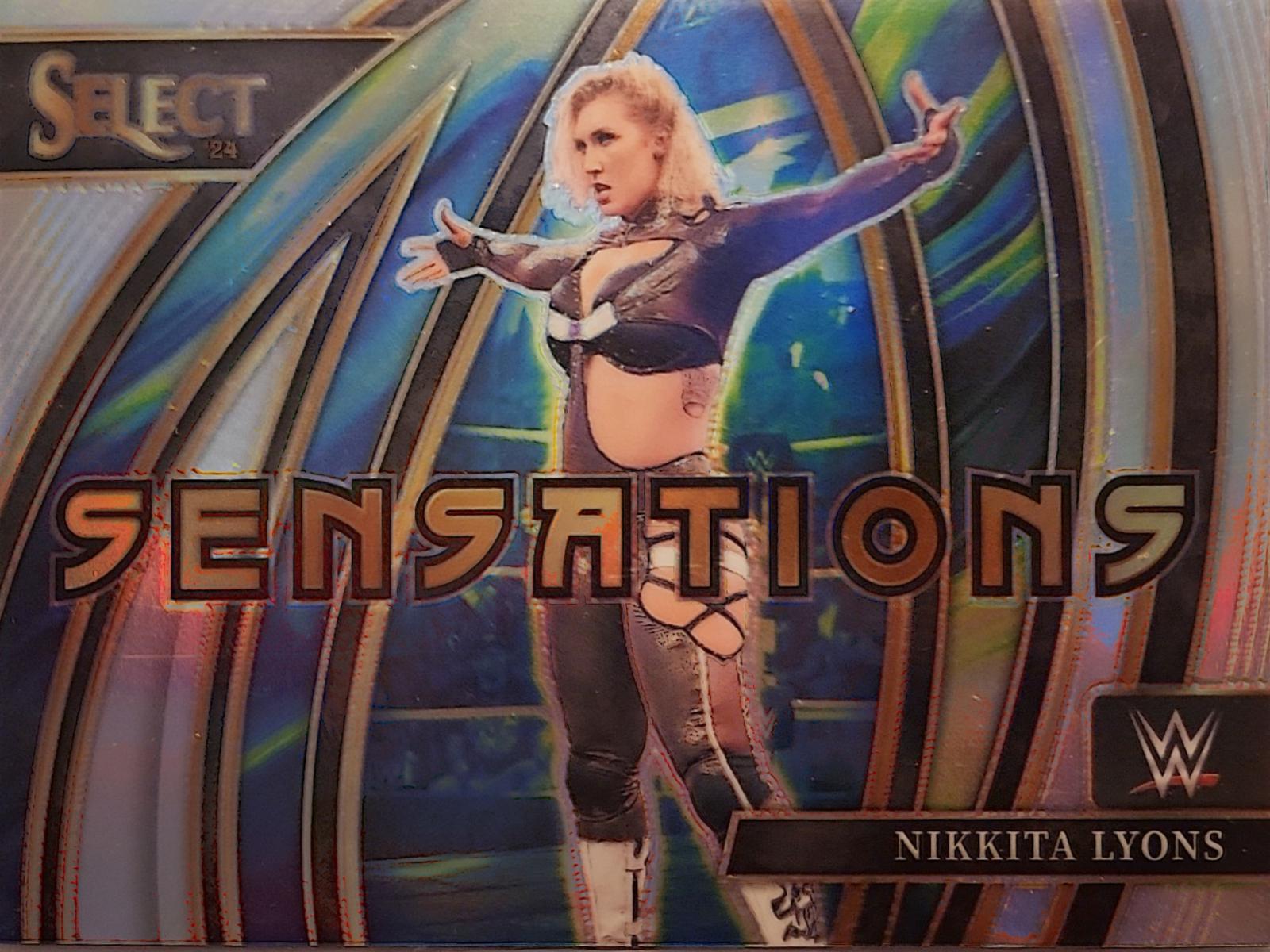Nikkita Lyons #3 Wrestling Cards 2024 Panini Select WWE Sensations