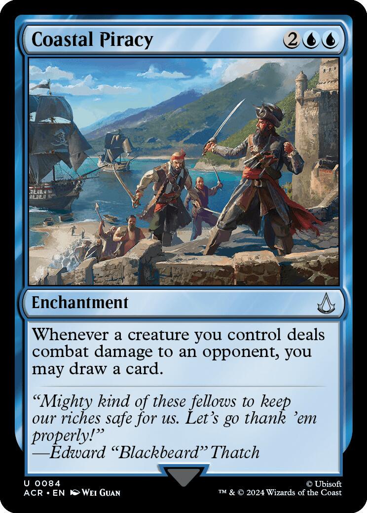 Coastal Piracy [Foil] (Magic Assassin's Creed)