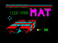 Loding Screen | Codename MAT ZX Spectrum