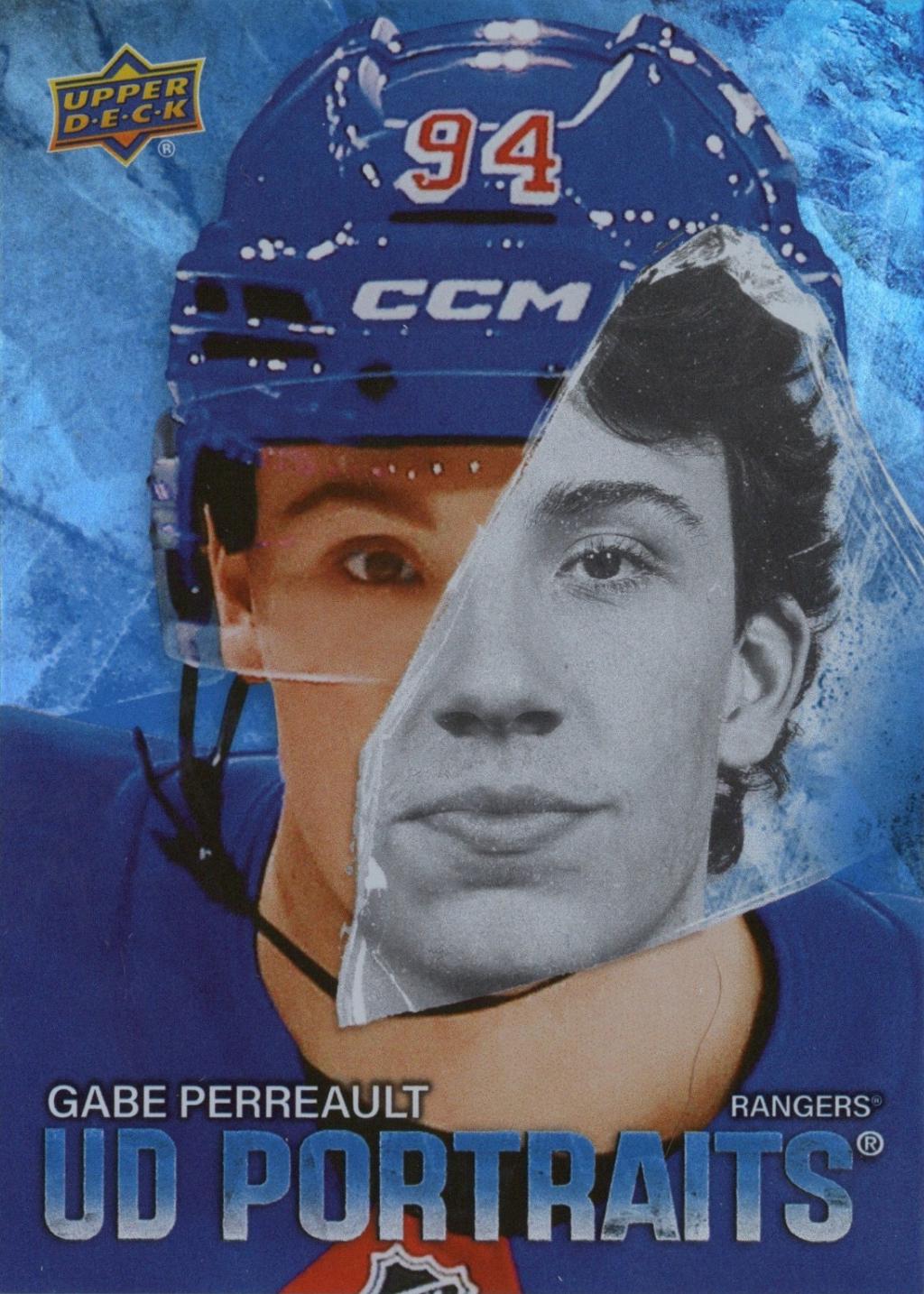 2025 Upper Deck UD Portraits Gabe Perreault #P-14 card