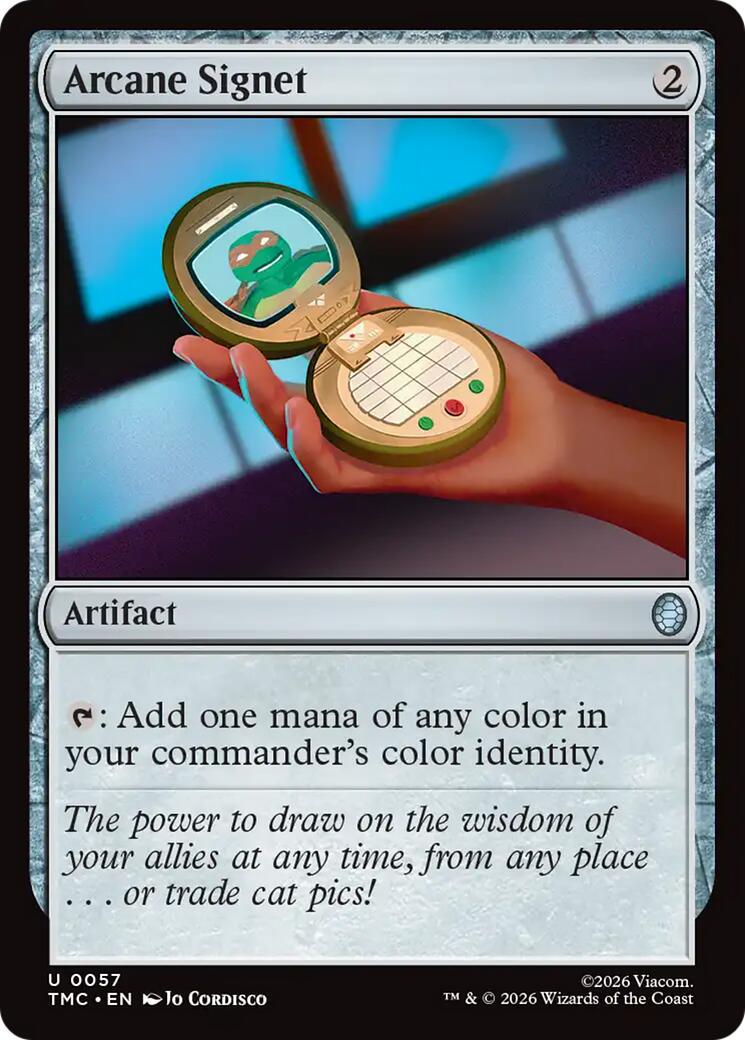 Tap to enlarge Arcane Signet, Magic Teenage Mutant Ninja Turtles Commander