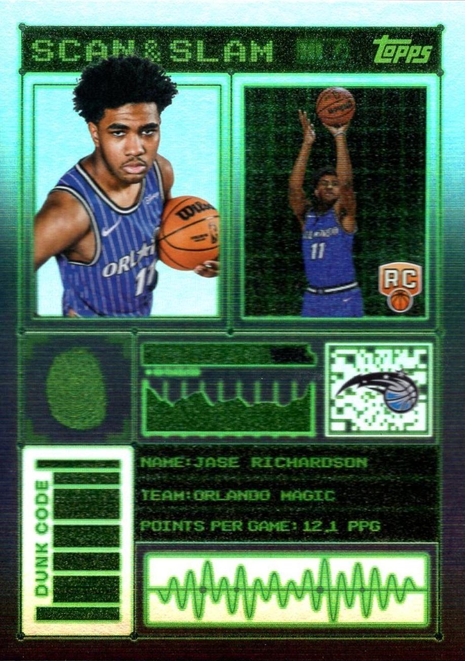 2025 Topps Scan and Slam Jase Richardson #SS-50 card