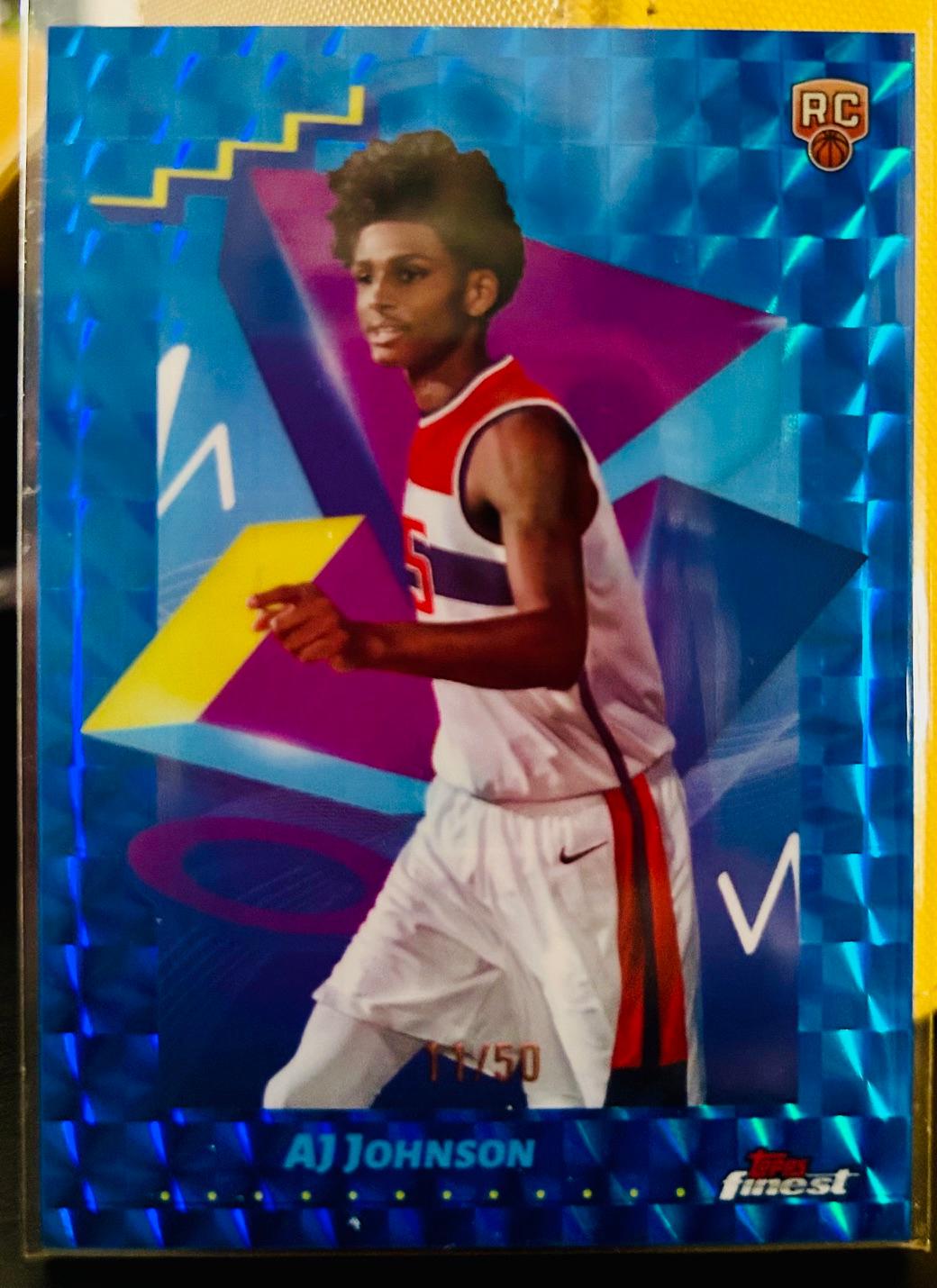 AJ Johnson [Blue Geometric Refractor] #151