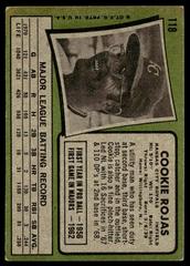 Back | Cookie Rojas Baseball Cards 1971 Topps