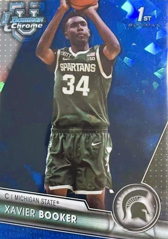 Xavier Booker #57 2023 Bowman Chrome University Sapphire Basketball