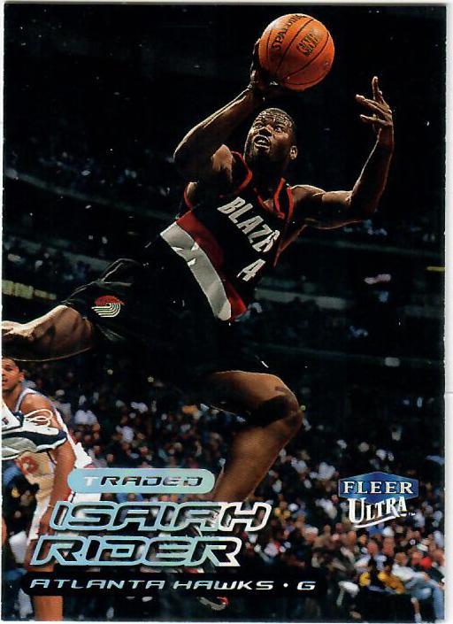 Isaiah Rider #23 Basketball Cards 1999 Ultra