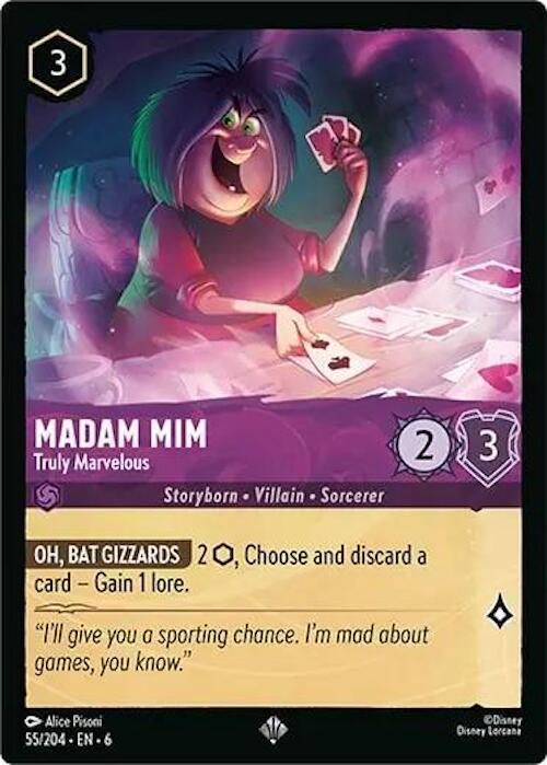 Madam Mim - Truly Marvelous #55 Lorcana Azurite Sea
