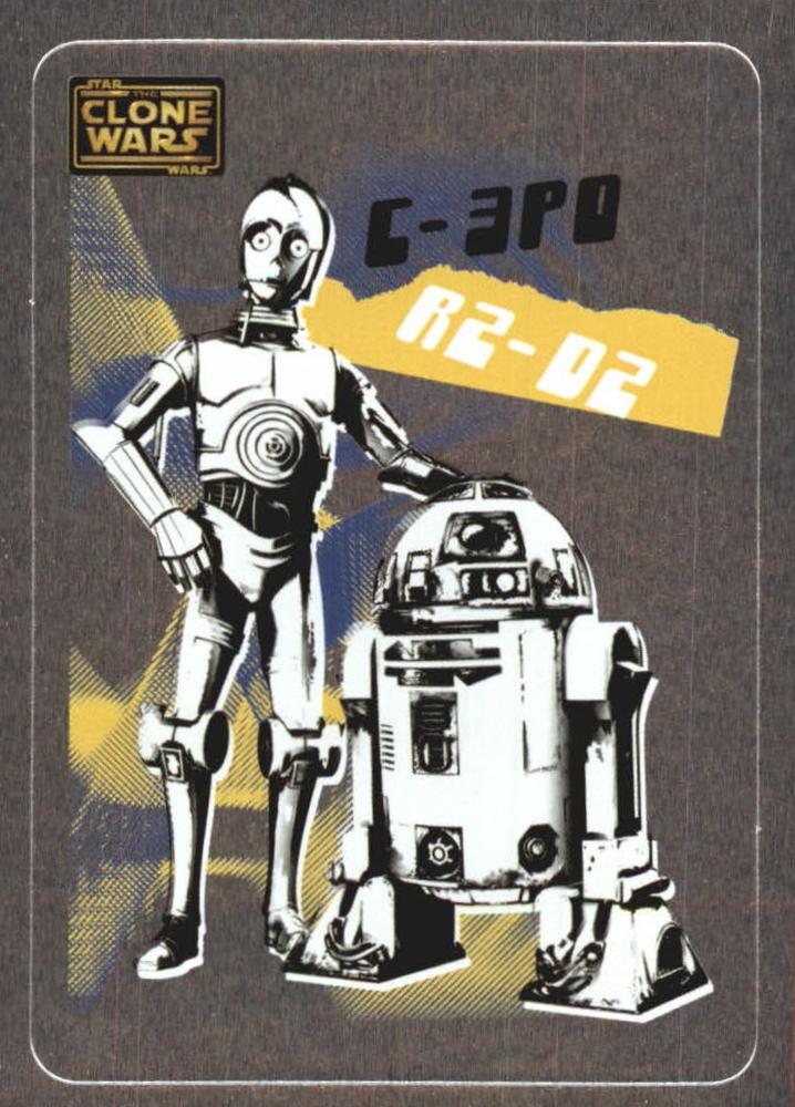 C-3PO キャラクターカード YOUNG JEDI C-3PO - R2-D2 #9 Prices | Star Wars 2008 Topps The Clone Wars