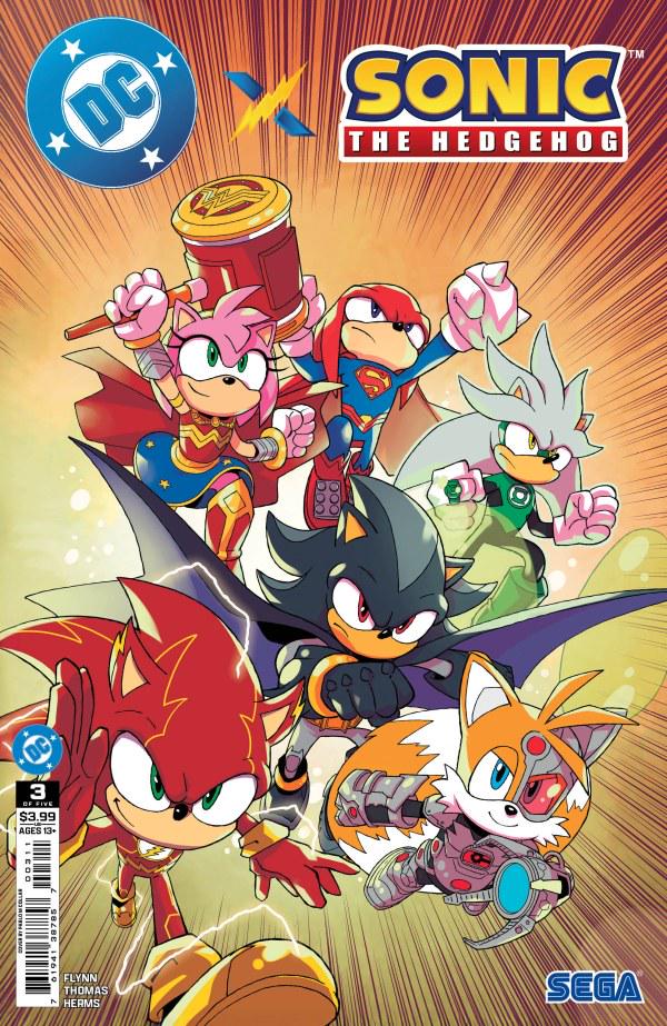DC x Sonic the Hedgehog #3 (2025) Comic Books DC x Sonic the Hedgehog