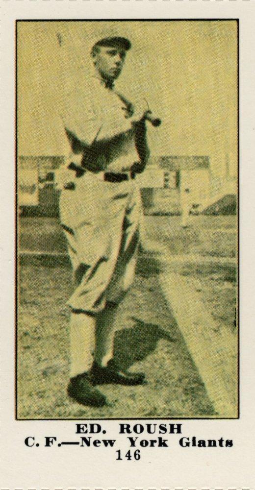 Edd Roush #146 1978 Dover Hall Of Fame Reprint Baseball