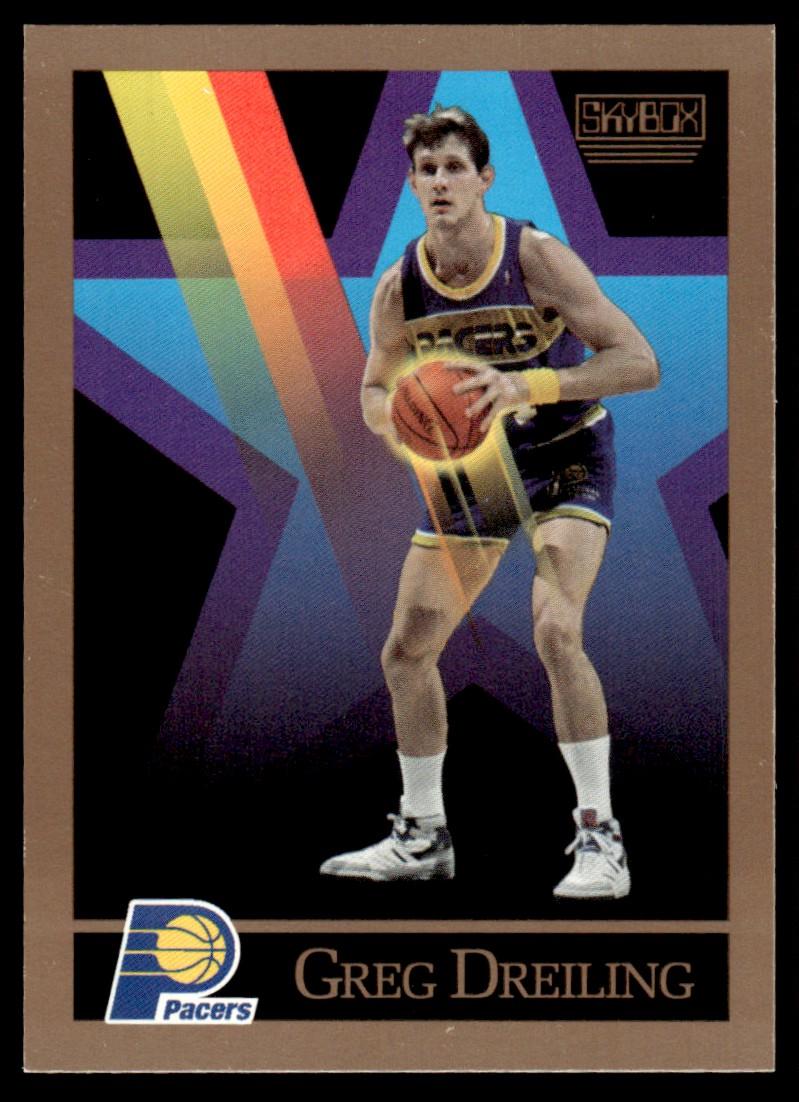 Greg Dreiling #387 Basketball Cards 1990 Skybox