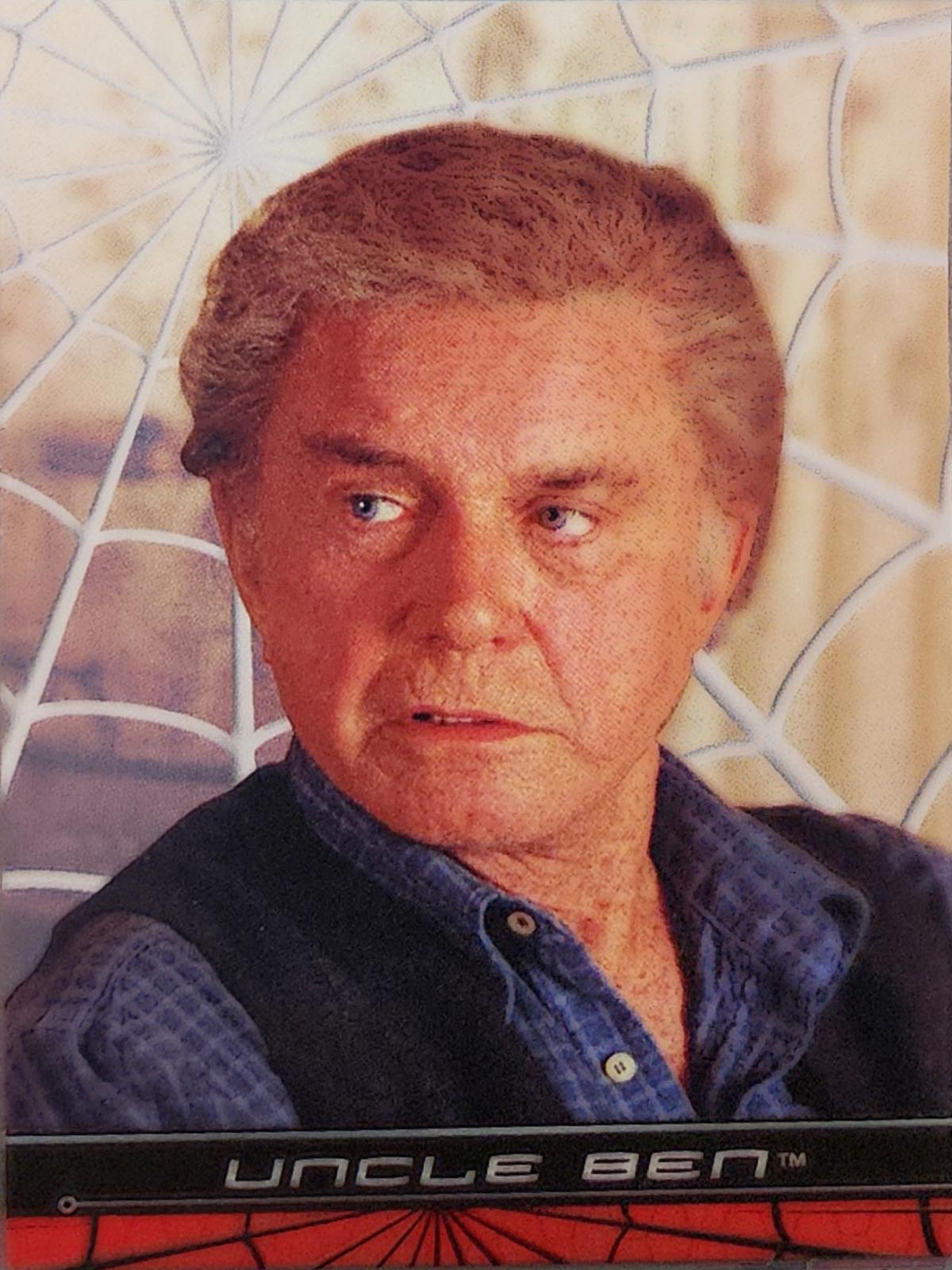 Uncle Ben #6 Marvel 2002 Topps Spider-Man Movie