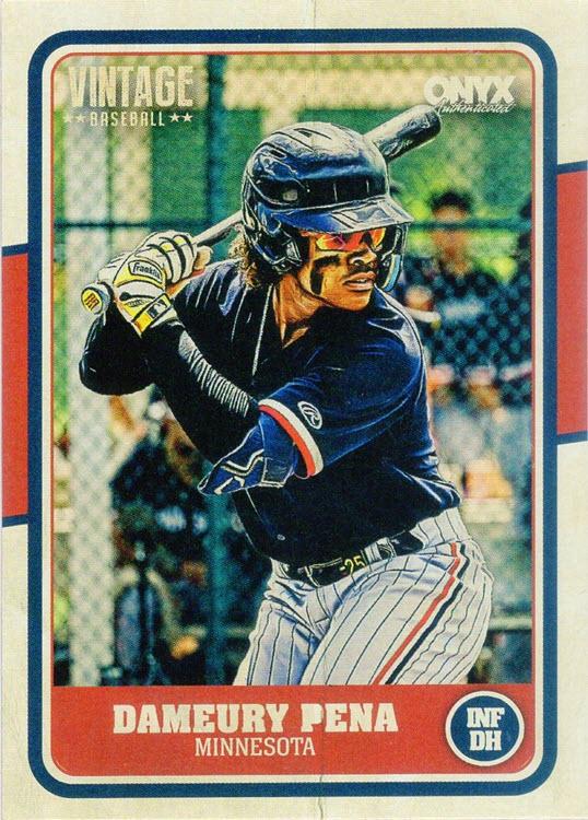 Dameury Pena #OVDAPE 2025 Onyx Vintage Baseball