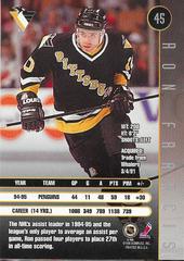 Back | Ron Francis Hockey Cards 1995 Leaf