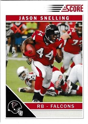 Jason Snelling #13 Football Cards 2011 Panini Score