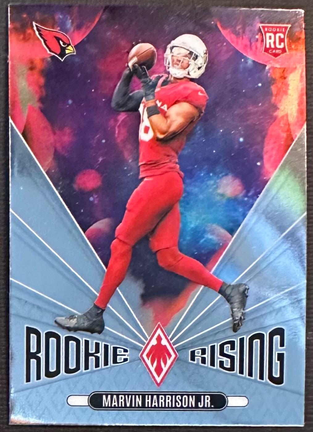 Marvin Harrison Jr. #RR-MHJ Football Cards 2024 Panini Phoenix Rookie Rising