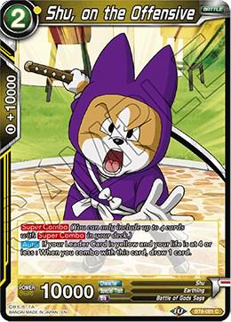 Shu, on the Offensive BT8-081 Dragon Ball Super Malicious Machinations