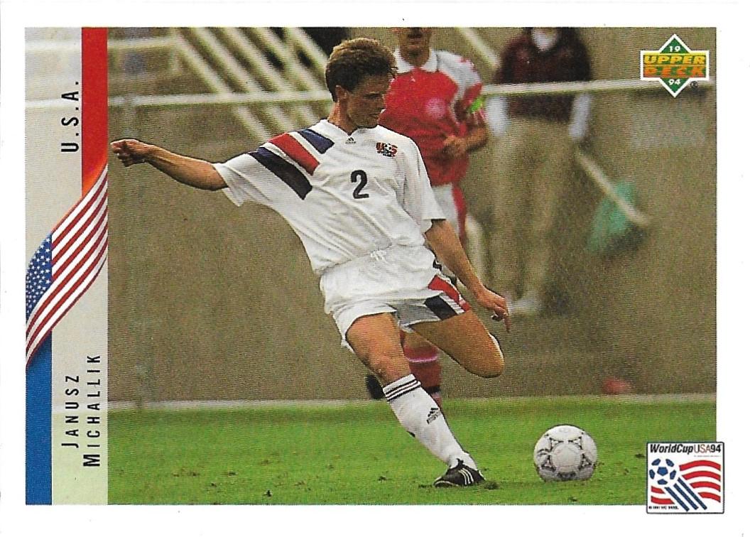 Janusz Michallik #23 Soccer Cards 1994 Upper Deck World Cup Soccer