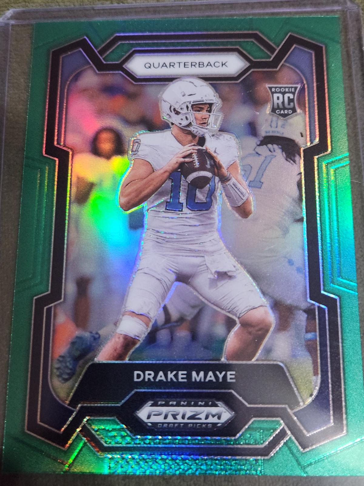 2024 Panini Prizm Draft Picks Drake Maye [Green] #103 card