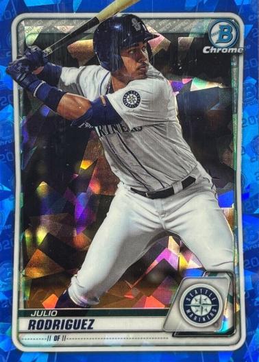Julio Rodriguez #BCP-19 Baseball Cards 2020 Bowman Chrome Prospects Sapphire