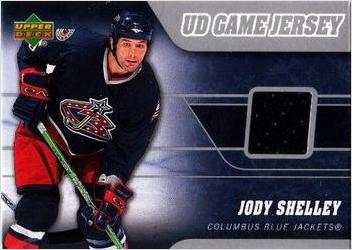 Jody Shelley #J2-SH 2006 Upper Deck Game Jersey Hockey