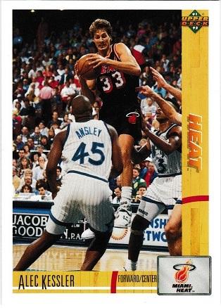 Alec Kessler #194 Basketball Cards 1991 Upper Deck