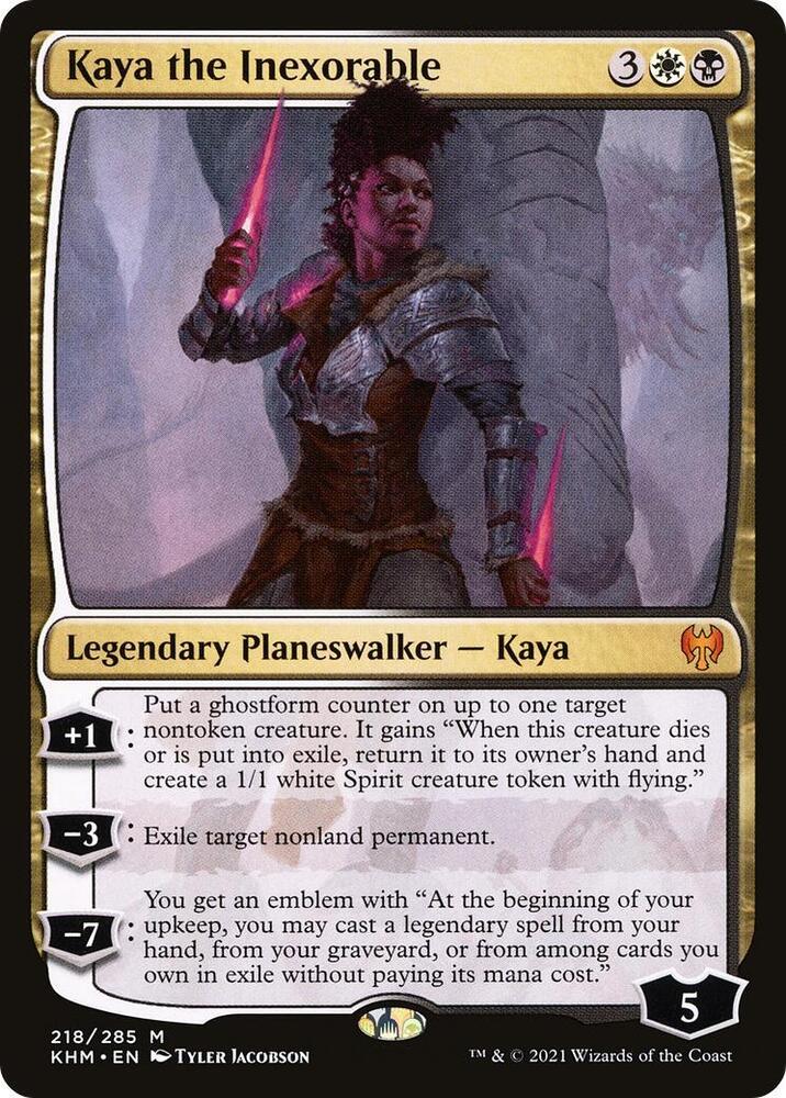 Kaya the Inexorable [Foil] #218 Prices | Magic Kaldheim | Magic Cards