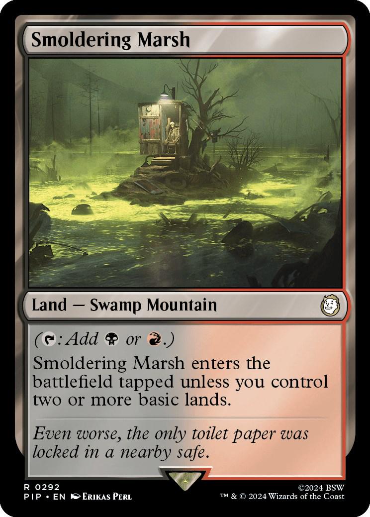 Smoldering Marsh [Foil] (Magic Fallout)