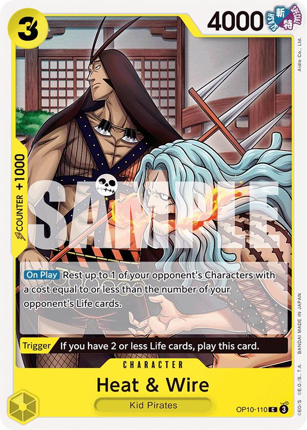 Heat & Wire OP10-110 One Piece Royal Blood
