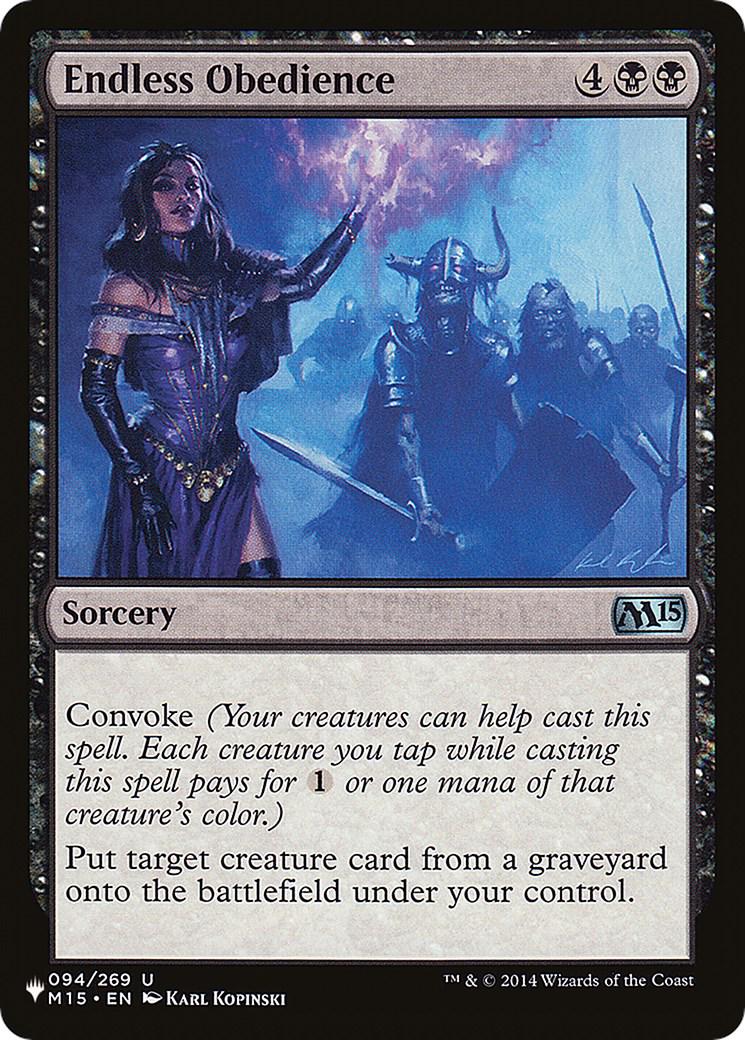 Endless Obedience (Magic The List Reprints)
