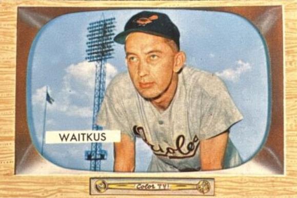 Eddie Waitkus #4 Baseball Cards 1955 Bowman