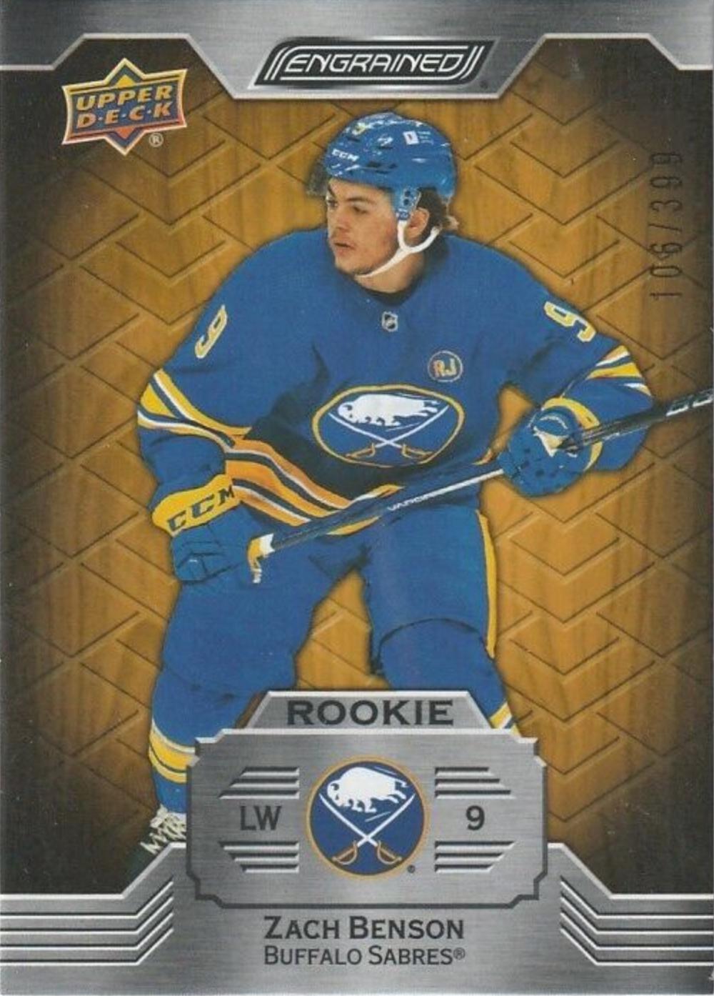 Zach Benson #123 2023-24 Upper Deck Engrained Hockey