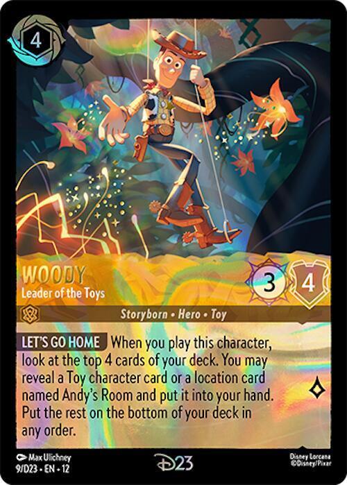 Woody - Leader Of The Toys [D23] #9 Prices | Lorcana Promo